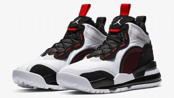 Nike Air Jordan Aerospace 720 Sko Herre Hvite Svarte Rød