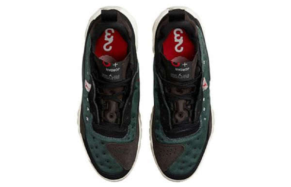 Nike Air Jordan Delta 2 Low Tops-top Jogge Shoes Atletiske Sko Herre Svarte Grønn