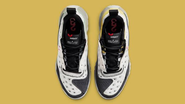 Nike Air Jordan Delta 2 Sko Herre Hvite Svarte Gul