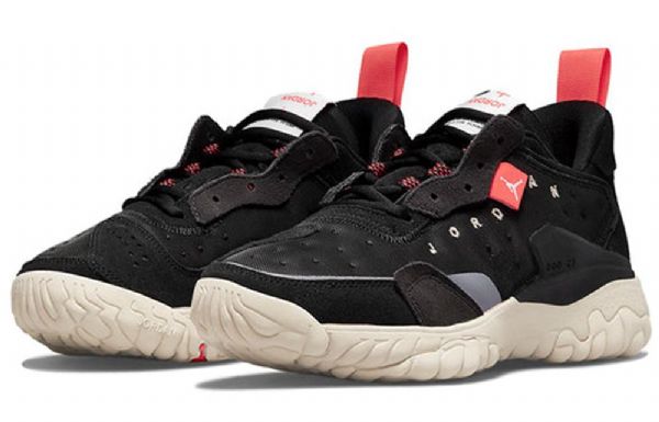 Nike Air Jordan Delta 2 Sneakers Atletiske Sko Dame Svarte Oransje