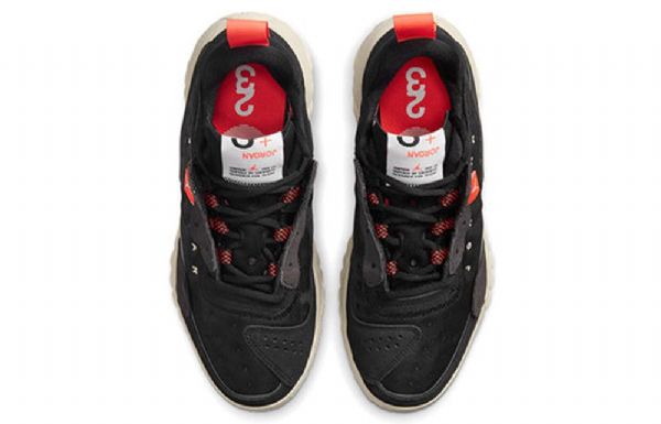 Nike Air Jordan Delta 2 Sneakers Atletiske Sko Dame Svarte Oransje
