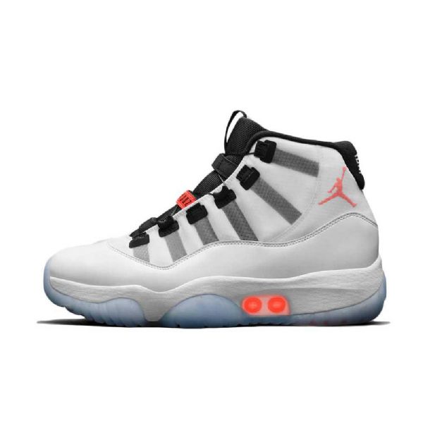 Nike Air Jordan 11 Adapt Sko Herre Hvite Svarte
