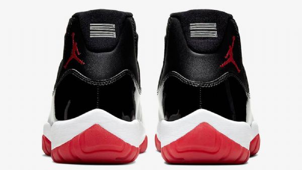 Nike Air Jordan 11 Bred Sko Dame Svarte