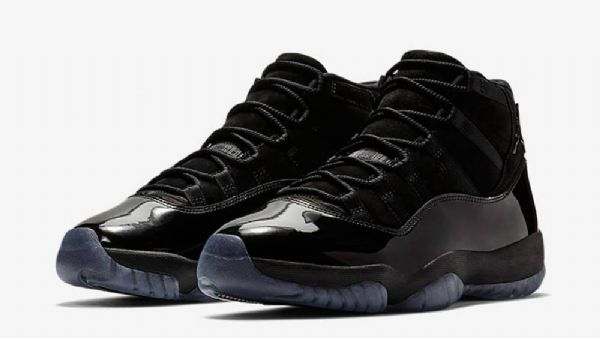 Nike Air Jordan 11 Cap And Gown Sko Herre Svarte