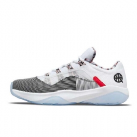 Nike Air Jordan 11 cmft Low Tops Quai 54 Sko Herre Hvite Svarte