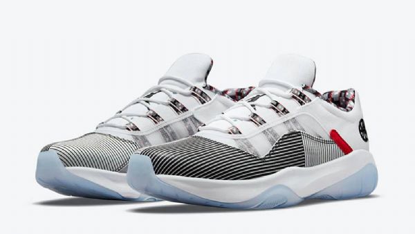 Nike Air Jordan 11 cmft Low Tops Quai 54 Sko Herre Hvite Svarte