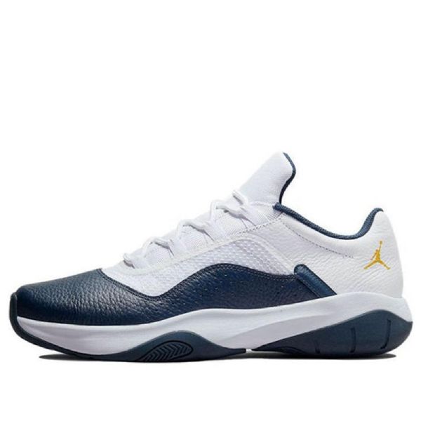 Nike Air Jordan 11 cmft Low Tops Retro Basketball Shoes Herre Hvite Marineblå