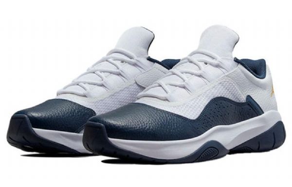 Nike Air Jordan 11 cmft Low Tops Retro Basketball Shoes Herre Hvite Marineblå