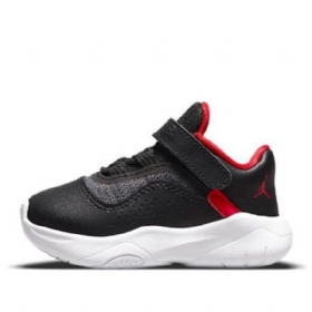 Nike Air Jordan 11 cmft Low Tops Td Sko Barn Svarte Rød