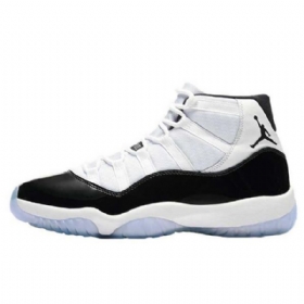 Nike Air Jordan 11 Concord Sko Herre Hvite Svarte