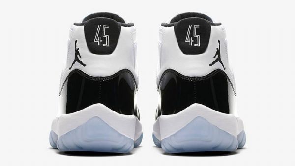 Nike Air Jordan 11 Concord Sko Herre Hvite Svarte