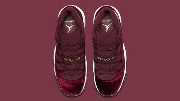 Nike Air Jordan 11 Gs Night Maroon Sko Herre Burgunder