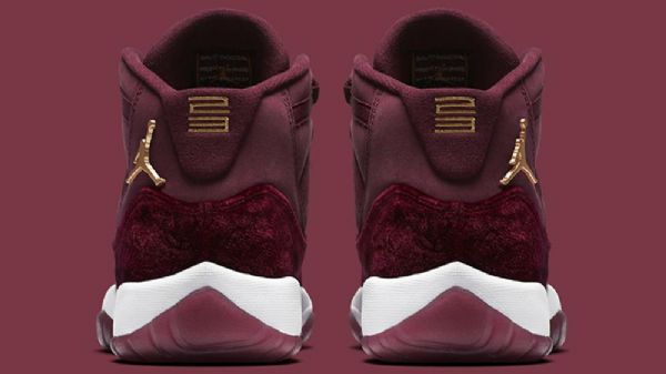 Nike Air Jordan 11 Gs Night Maroon Sko Herre Burgunder