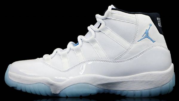 Nike Air Jordan 11 Legend Sko Herre Hvite Blå