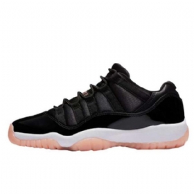 Nike Air Jordan 11 Low Tops Bleached Gg Sko Herre Svarte