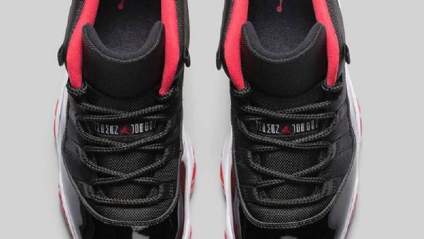 Nike Air Jordan 11 Low Tops Bred Sko Herre Svarte