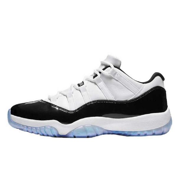 Nike Air Jordan 11 Low Tops Easter Sko Herre Hvite Svarte