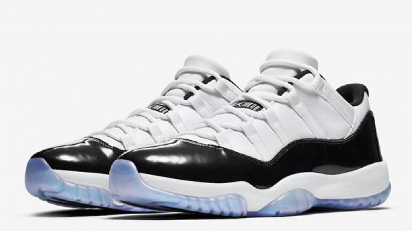 Nike Air Jordan 11 Low Tops Easter Sko Herre Hvite Svarte