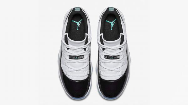 Nike Air Jordan 11 Low Tops Easter Sko Herre Hvite Svarte
