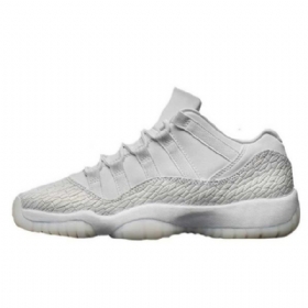 Nike Air Jordan 11 Low Tops Heiress Sko Herre Hvite