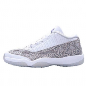 Nike Air Jordan 11 Low Tops Ie Cobalt Sko Herre Hvite