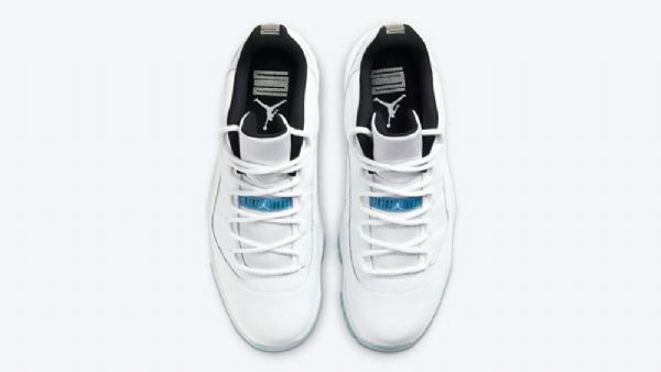 Nike Air Jordan 11 Low Tops Legend Sko Dame Hvite Blå