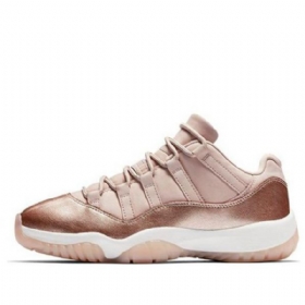 Nike Air Jordan 11 Low Tops Retro Basketball Shoes Dame Rosa Gull