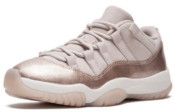 Nike Air Jordan 11 Low Tops Retro Basketball Shoes Dame Rosa Gull