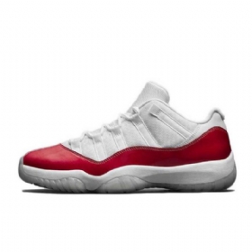 Nike Air Jordan 11 Low Tops Sko Herre Hvite Gull