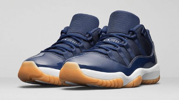 Nike Air Jordan 11 Low Tops Sko Herre Marineblå