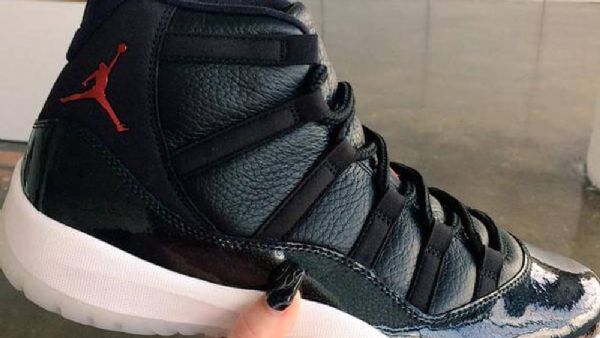 Nike Air Jordan 11 Retro 72-10 Sko Herre Svarte