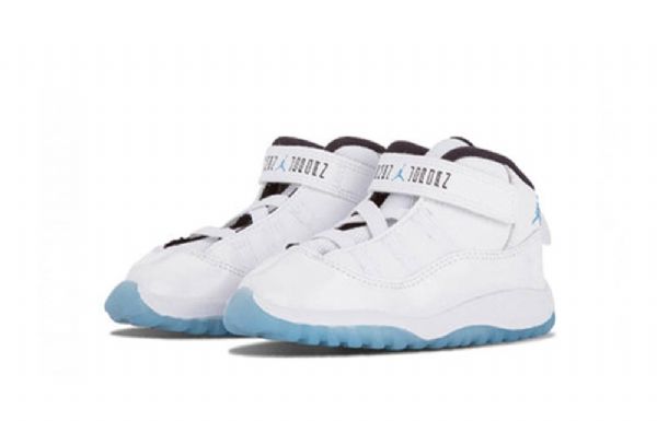 Nike Air Jordan 11 Retro Basketball Shoes Barn Blå
