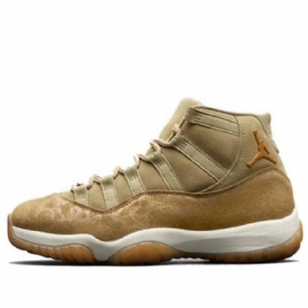 Nike Air Jordan 11 Retro Basketball Shoes Dame Olivengrønne