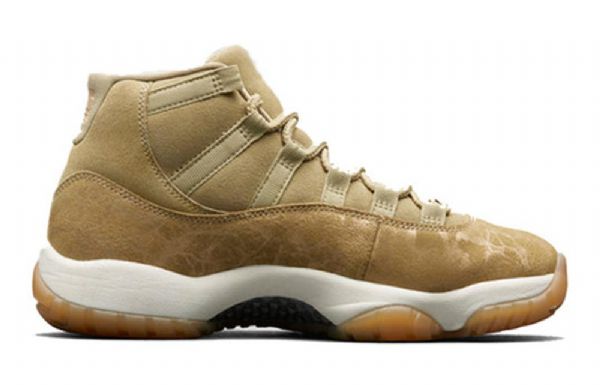 Nike Air Jordan 11 Retro Basketball Shoes Dame Olivengrønne