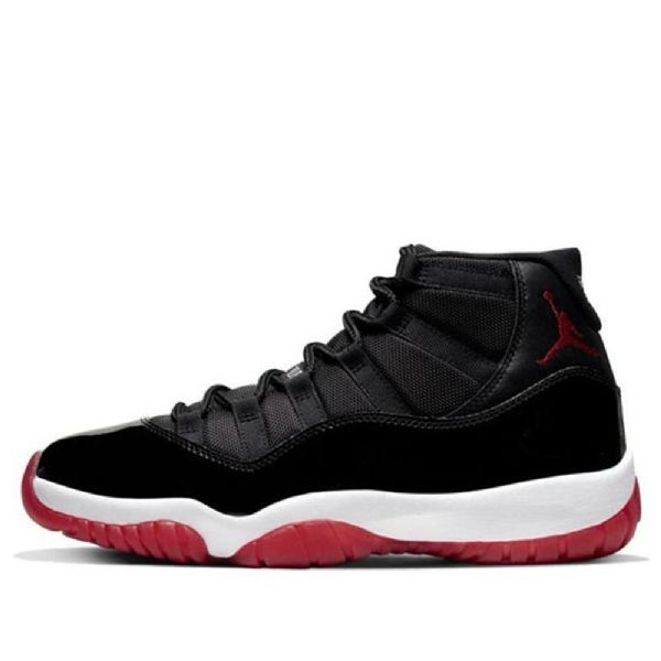 Nike Air Jordan 11 Retro Basketball Shoes Herre Svarte Rød