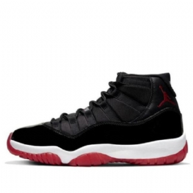 Nike Air Jordan 11 Retro Basketball Shoes Herre Svarte Rød