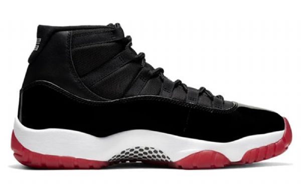 Nike Air Jordan 11 Retro Basketball Shoes Herre Svarte Rød
