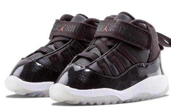 Nike Air Jordan 11 Retro Bt Basketball Shoes Barn Svarte