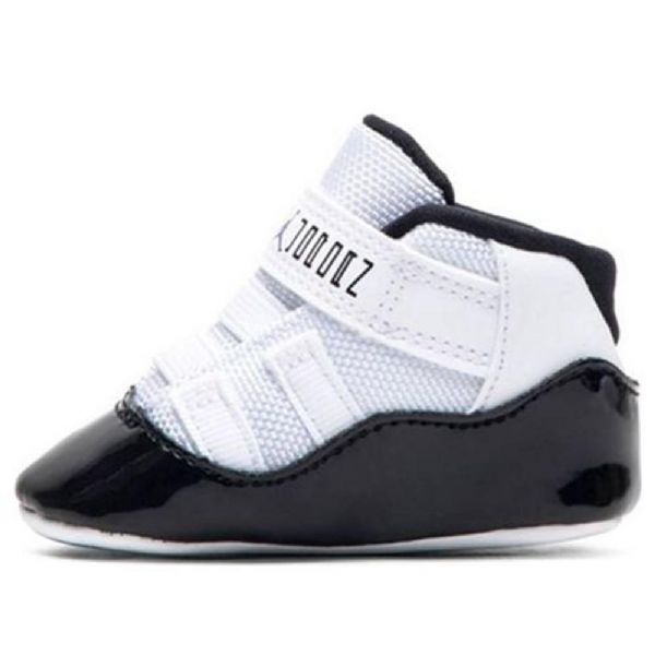 Nike Air Jordan 11 Retro Cb Basketball Shoes Barn Svarte Hvite