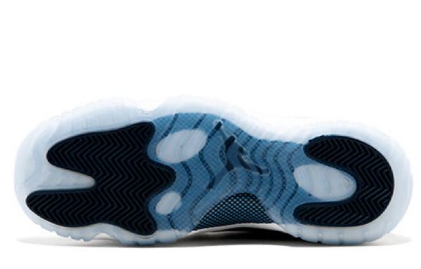 Nike Air Jordan 11 Retro Gs Basketball Shoes Dame Hvite Marineblå