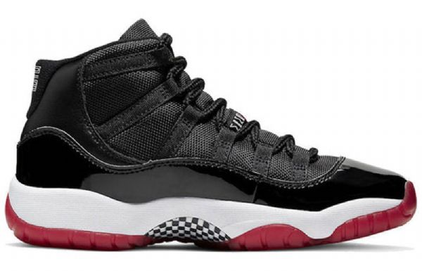 Nike Air Jordan 11 Retro Gs Basketsko Herre Svarte Rød