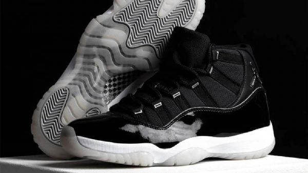 Nike Air Jordan 11 Retro Jubilee 25th Anniversary Sko Herre Svarte