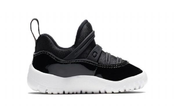 Nike Air Jordan 11 Retro Little Flex Td Sko Barn Svarte
