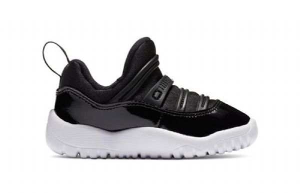 Nike Air Jordan 11 Retro Little Flex Td Sko Barn Svarte