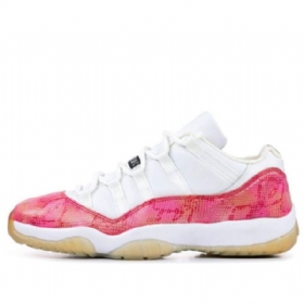 Nike Air Jordan 11 Retro Low Tops Basketball Shoes Dame Hvite