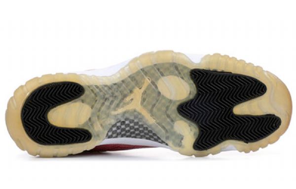 Nike Air Jordan 11 Retro Low Tops Basketball Shoes Dame Hvite