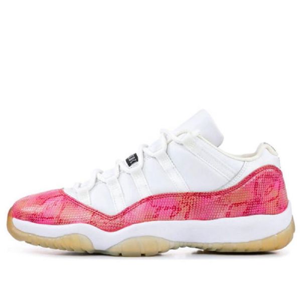 Nike Air Jordan 11 Retro Low Tops Basketball Shoes Dame Hvite