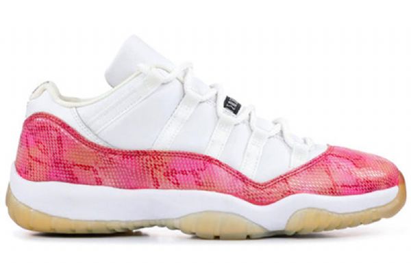 Nike Air Jordan 11 Retro Low Tops Basketball Shoes Dame Hvite