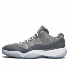 Nike Air Jordan 11 Retro Low Tops Basketball Shoes Herre Grå