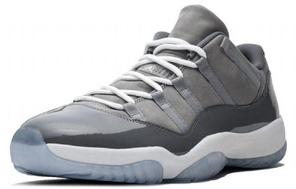 Nike Air Jordan 11 Retro Low Tops Basketball Shoes Herre Grå